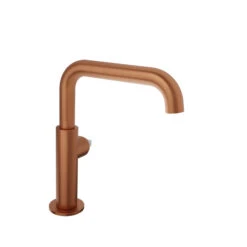 Baril - Air B80 Single-hole Lavatory Faucet, Drain Included (without Handle) -Plumb Tile B80 1032 1PL VV