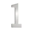 Beslagsboden - Mailbox Number 1 In Stainless Steel Self-Adhesive -Plumb Tile B981 12