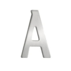 Beslagsboden - Mailbox Letter A In Stainless Steel Self-Adhesive