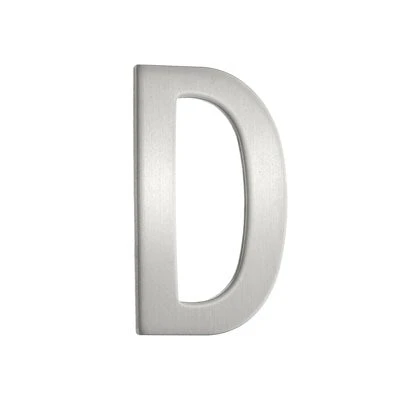 Beslagsboden - Mailbox Letter D In Brushed Stainless Steel Self-Adhesive 3 Beslagsboden - Mailbox Letter D In Brushed Stainless Steel Self-Adhesive