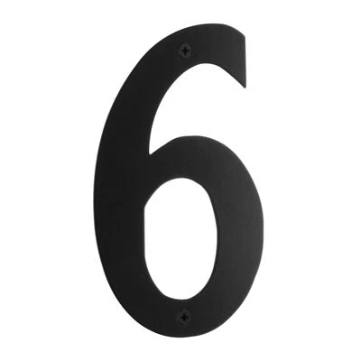 Beslagsboden - House Number 6 In Stainless Steel 4 Beslagsboden - House Number 6 In Stainless Steel - Image 2