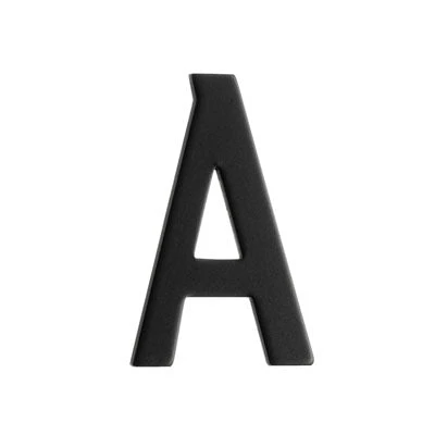 Beslagsboden - Mailbox Letter A In Stainless Steel Self-Adhesive 4 Beslagsboden - Mailbox Letter A In Stainless Steel Self-Adhesive - Image 2