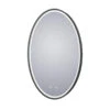 Electric Mirror Electric Mirror - Brilliance Oval LED Lighted Mirror -Plumb Tile BRI 2436 BK05 rendering