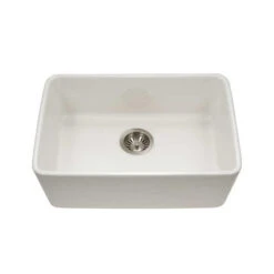 Hamat Hamat - Chelsea 24 Inch Undermount Fireclay Single Bowl Kitchen Sink