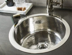 Stone Forest Stone Forest - Round Stainless Bar Sink - Polished Stainless Steel