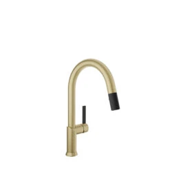 Baril Baril - Vision II Single Hole Kitchen Faucet With 2-function Pull-down Spray -Plumb Tile CUI 9246 02L LK