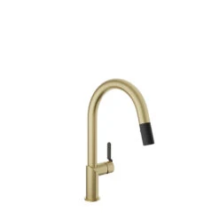 Baril Baril - Vision III Single Hole Kitchen Faucet With 2-function Pull-down Spray -Plumb Tile CUI 9249 32L LK