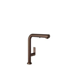 Baril Baril - Tube II Single Hole Kitchen Faucet With 2-function Pull-out Spray -Plumb Tile CUI 9355 02L TT