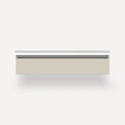 Robern Robern - Cartesian Vanity, 36X7.5X21, Plumbing Drawer, Selectable Night Light -Plumb Tile Cartesian VM36H1D21P16S