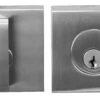 Linnea Linnea - Single Cylinder Deadbolt. Square Trim, Rectangular Turnpiece. 63 X 63mm. 2 Linnea Linnea - Single Cylinder Deadbolt. Square Trim, Rectangular Turnpiece. 63 X 63mm. -Plumb Tile DB63S S