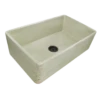 Nantucket Sinks Nantucket Sinks - 33-Inch Farmhouse Fireclay Sink With Shabby Green Finish 1 Nantucket Sinks Nantucket Sinks - 33-Inch Farmhouse Fireclay Sink With Shabby Green Finish -Plumb Tile FCFS3320S ShabbyGreen 32
