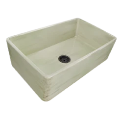 Nantucket Sinks Nantucket Sinks - 33-Inch Farmhouse Fireclay Sink With Shabby Green Finish