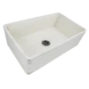 Nantucket Sinks Nantucket Sinks - 33-Inch Farmhouse Fireclay Sink With Shabby Straw Finish 1 Nantucket Sinks Nantucket Sinks - 33-Inch Farmhouse Fireclay Sink With Shabby Straw Finish -Plumb Tile FCFS3320S ShabbyStraw 20
