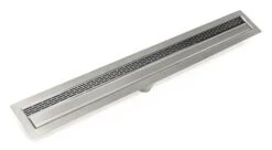 Infinity Drain Infinity Drain - 60 Inch FF Series Complete Kit With 1 1/2 Inch Perforated Offset Slot Grate