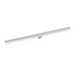 Infinity Drain Infinity Drain - 24 Inch FX Series Complete Kit With Adhesion Style Grate 15 Infinity Drain Infinity Drain - 24 Inch FX Series Complete Kit With Adhesion Style Grate -Plumb Tile FXGR65MW