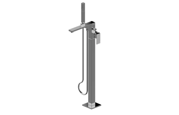 Graff Graff - Incanto Floor Mount Tub Filler W/Diverter And Handshower - Trim Only 3 Graff Graff - Incanto Floor Mount Tub Filler W/Diverter And Handshower - Trim Only