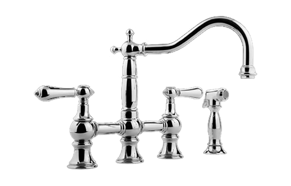 Graff Graff - Adley Bridge Kitchen Faucet With Side Spray 3 Graff Graff - Adley Bridge Kitchen Faucet With Side Spray
