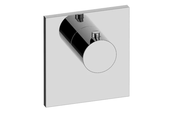 Graff - M.E. Square M-Series Thermostatic Valve Trim Plate With Handle 3 Graff - M.E. Square M-Series Thermostatic Valve Trim Plate With Handle