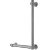 Jaclo - G60 32H X 24W 90° Left Hand Grab Bar -Plumb Tile G60 32H 24W LH JACLO Catalog Picture