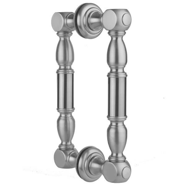 Jaclo Jaclo - 12 Inch H20 Back To Back Shower Door Pull With Finials 3 Jaclo Jaclo - 12 Inch H20 Back To Back Shower Door Pull With Finials