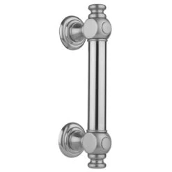 Jaclo Jaclo - 12 Inch H60 Smooth With End Caps Front Mount Shower Door Pull