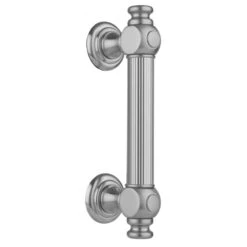Jaclo Jaclo - 16 Inch H61 Reeded With End Caps Front Mount Shower Door Pull