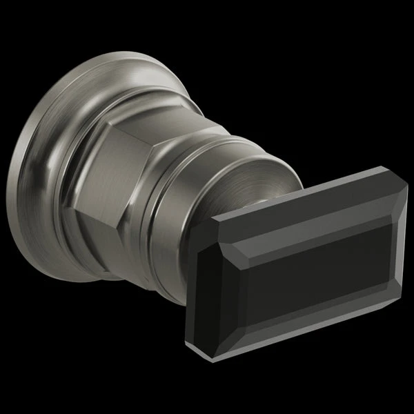 Brizo - Invari Wall Mount Lavatory Black Crystal Knob Handle Kit 8 Brizo - Invari Wall Mount Lavatory Black Crystal Knob Handle Kit - Image 6