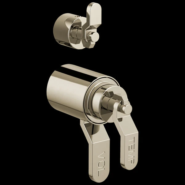 Brizo - Litze TempAssure Thermostatic Valve With Integrated Diverter Industrial Lever Handle Kit 4 Brizo - Litze TempAssure Thermostatic Valve With Integrated Diverter Industrial Lever Handle Kit - Image 2