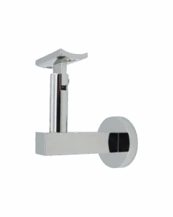 Linnea - Surface Mount Hand Rail Bracket With Curve Clamp And Round Rose