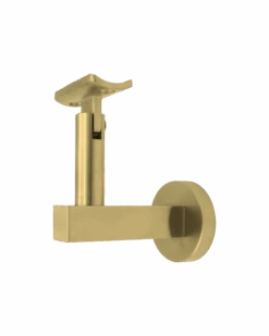 Linnea - Surface Mount Hand Rail Bracket With Curve Clamp And Round Rose -Plumb Tile HRB 14 RC SBR 1 741461ba c265 4230 86e1 b4cae22027e9