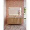 Robern Robern - Instinct 24X30 Inch Rectangular Flat Frameless Wall Mounted Bathroom Mirror With LED Lighting 1 Robern Robern - Instinct 24X30 Inch Rectangular Flat Frameless Wall Mounted Bathroom Mirror With LED Lighting -Plumb Tile IM2430RFPDT 1