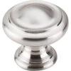 Top Knobs - Dome 1 1/8 Inch Diameter Round Knob - Brushed Satin Nickel -Plumb Tile M1116 279