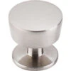 Top Knobs - Essex 1 3/16 Inch Diameter Round Knob - Brushed Satin Nickel