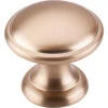 Top Knobs - Rounded 1 1/4 Inch Diameter Round Knob - Brushed Bronze -Plumb Tile M1580 345