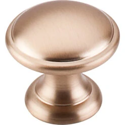 Top Knobs - Rounded 1 1/4 Inch Diameter Round Knob - Brushed Bronze
