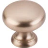 Top Knobs - Mushroom 1 1/4 Inch Diameter Round Knob - Brushed Bronze 1 Top Knobs - Mushroom 1 1/4 Inch Diameter Round Knob - Brushed Bronze -Plumb Tile M1603 631
