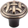 Top Knobs - Celtic 1 Inch Diameter Round Knob - Dark Antique Brass 1 Top Knobs - Celtic 1 Inch Diameter Round Knob - Dark Antique Brass -Plumb Tile M166 328