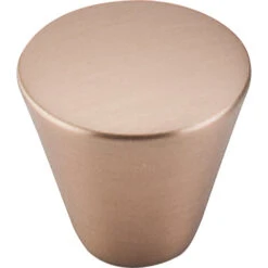 Top Knobs - Cone 1 1/16 Inch Diameter Round Knob - Brushed Bronze