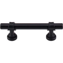 Top Knobs Top Knobs - Bit 3 Inch Center To Center Bar Pull - Flat Black