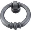 Top Knobs Top Knobs - Newton Ring 1 5/8 Inch Length Round Knob - Pewter Light -Plumb Tile M177 770
