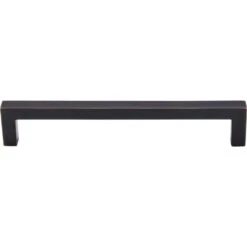 Top Knobs Top Knobs - Square Bar 6 5/16 Inch Center To Center Bar Pull - Tuscan Bronze