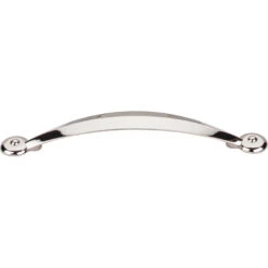 Top Knobs Top Knobs - Angle 5 1/16 Inch Center To Center Bar Pull - Polished Nickel
