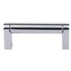 Top Knobs Top Knobs - Pennington 3 Inch Center To Center Bar Pull - Polished Chrome 2 Top Knobs Top Knobs - Pennington 3 Inch Center To Center Bar Pull - Polished Chrome -Plumb Tile M2089 210