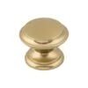 Top Knobs - Flat Top 1 3/8 Inch Diameter Round Knob - Honey Bronze -Plumb Tile M2163