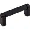 Top Knobs Top Knobs - Amwell 3 Inch Center To Center Bar Pull - Flat Black 2 Top Knobs Top Knobs - Amwell 3 Inch Center To Center Bar Pull - Flat Black -Plumb Tile M2628 1