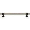 Top Knobs Top Knobs - Bit 18 Inch Center To Center Bar Pull - Pewter Antique And Flat Black -Plumb Tile M2791 033