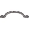 Top Knobs Top Knobs - Warwick Fixed 3 3/4 Inch Center To Center Bar Pull - Cast Iron -Plumb Tile M47 594
