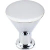 Top Knobs - Cocktail 1 3/16 Inch Diameter Round Knob - Polished Chrome