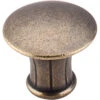 Top Knobs - Lund 1 1/4 Inch Diameter Round Knob - German Bronze -Plumb Tile M912 625