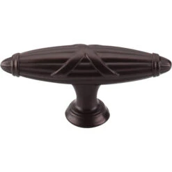 Top Knobs Top Knobs - Ribbon & Reed 2 3/4 Inch Length Geometric Knob - Oil Rubbed Bronze